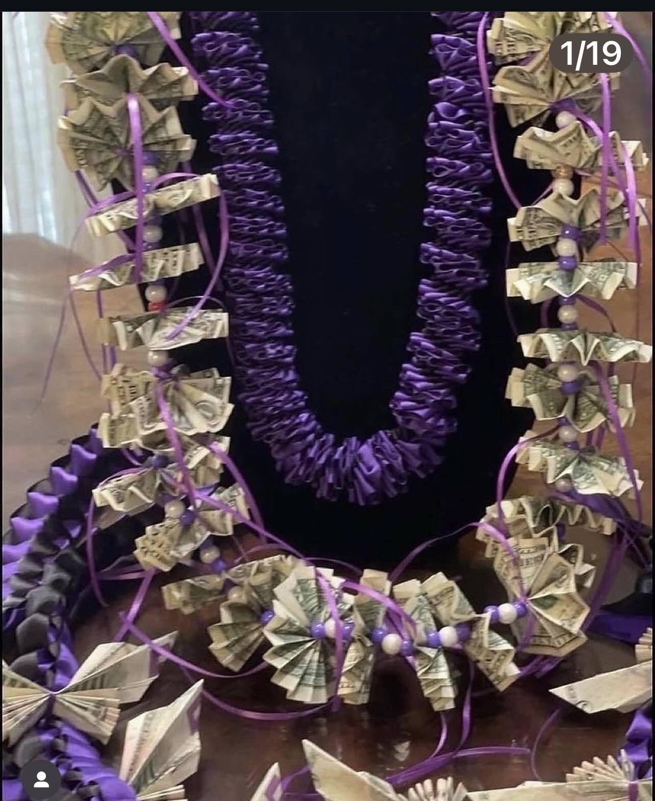 Pearly Money Trio Lei Set